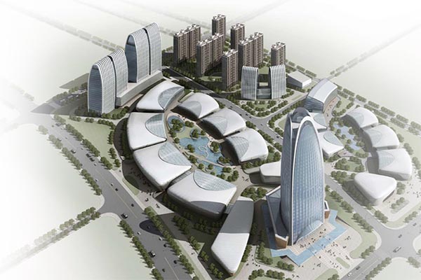 濟南重汽科技大廈項目-91视频福利网站橡膠軟接頭